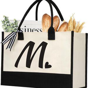 Canvas Tote Bag Personalized Beach Jute Bag Large Capacity for Women